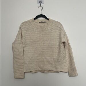 Vince Women's Soft Cream Crew Neck Sweater